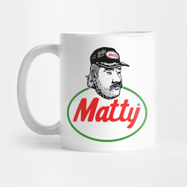 Matty Chef Canada Matheson Logo Red Face Art Funny by Loweryo Judew